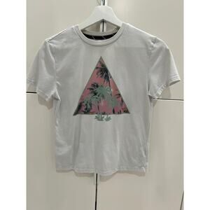 Art Class Boys Graphic T-Shirt Size M (8/10) 80's style Palm Tree Beach Summer